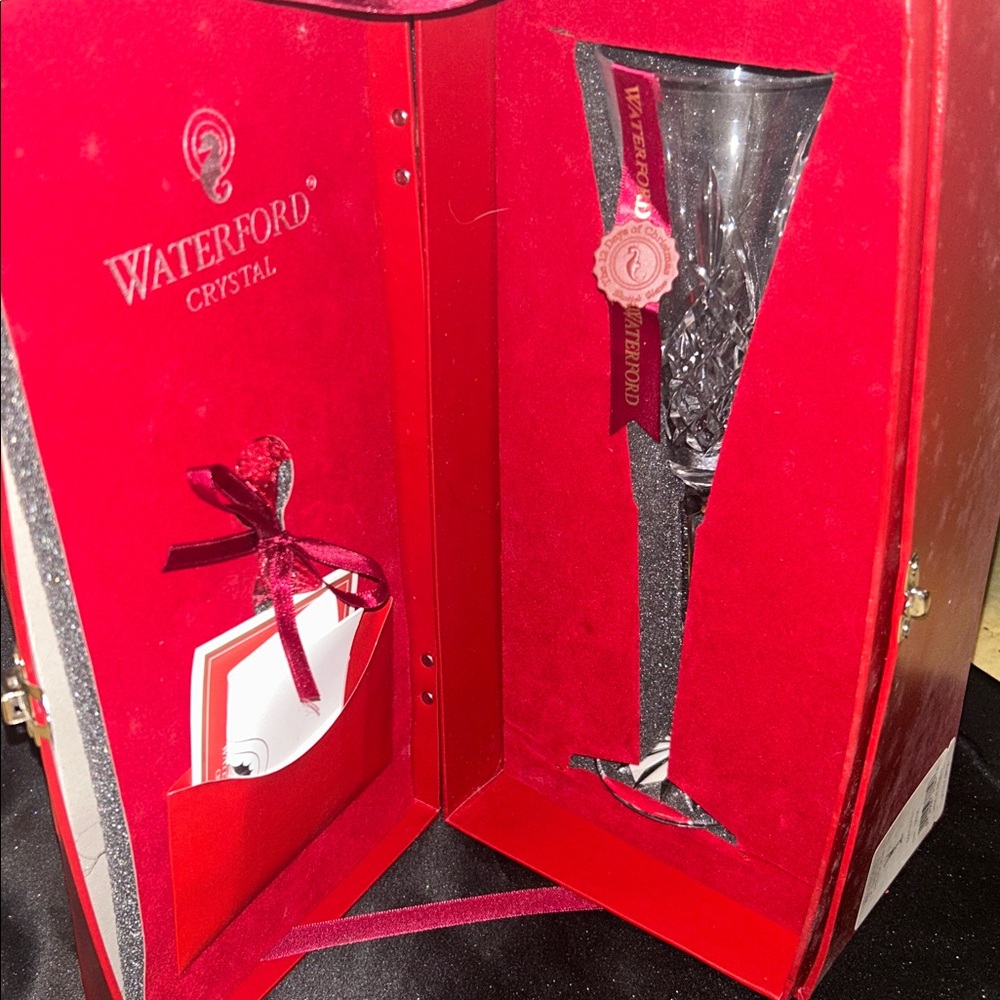 Waterford Crystal 2006 12 Days Flute “3 French Hens” NIB (LC)